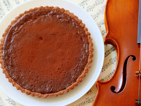 簡単!豆腐で濃厚、生チョコレート風タルト